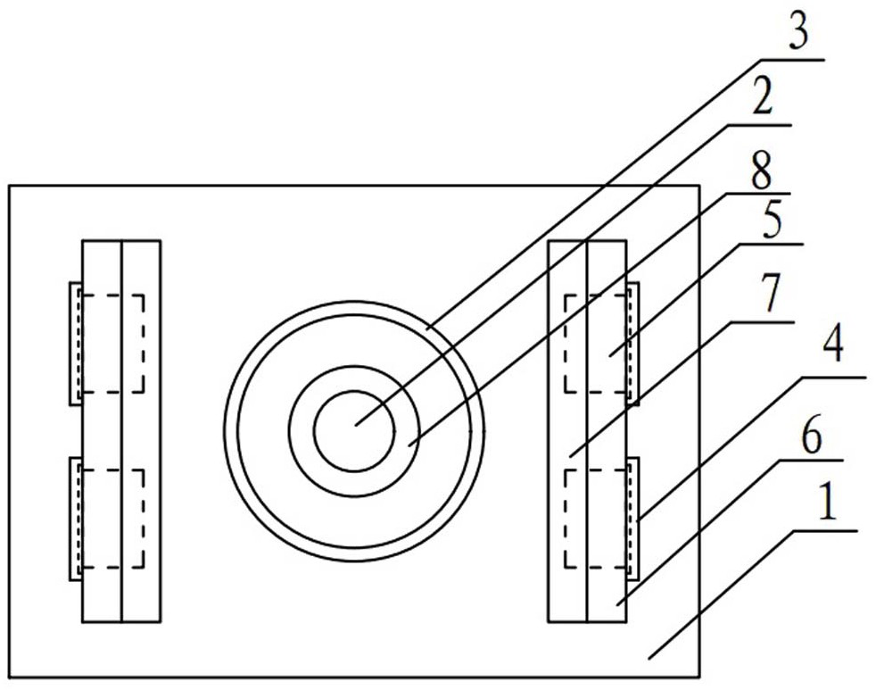 Self-resetting shearing type lead damper and working method thereof