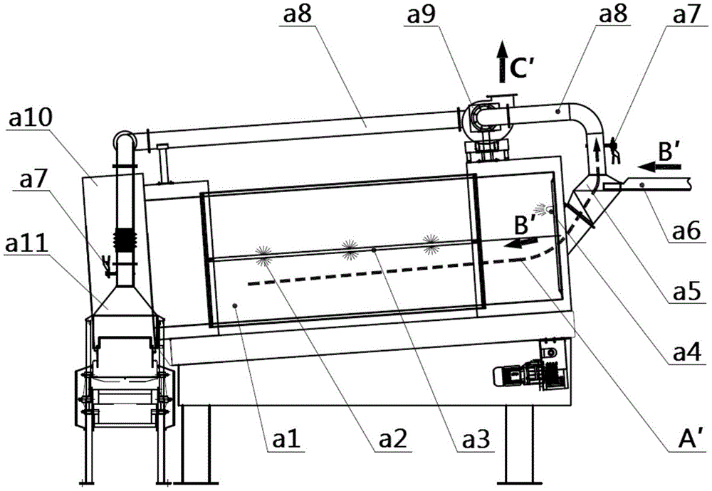 Cylindrical stalk moistening machine and stalk moistening method of cylindrical stalk moistening machine