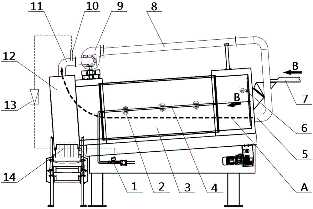 Cylindrical stalk moistening machine and stalk moistening method of cylindrical stalk moistening machine