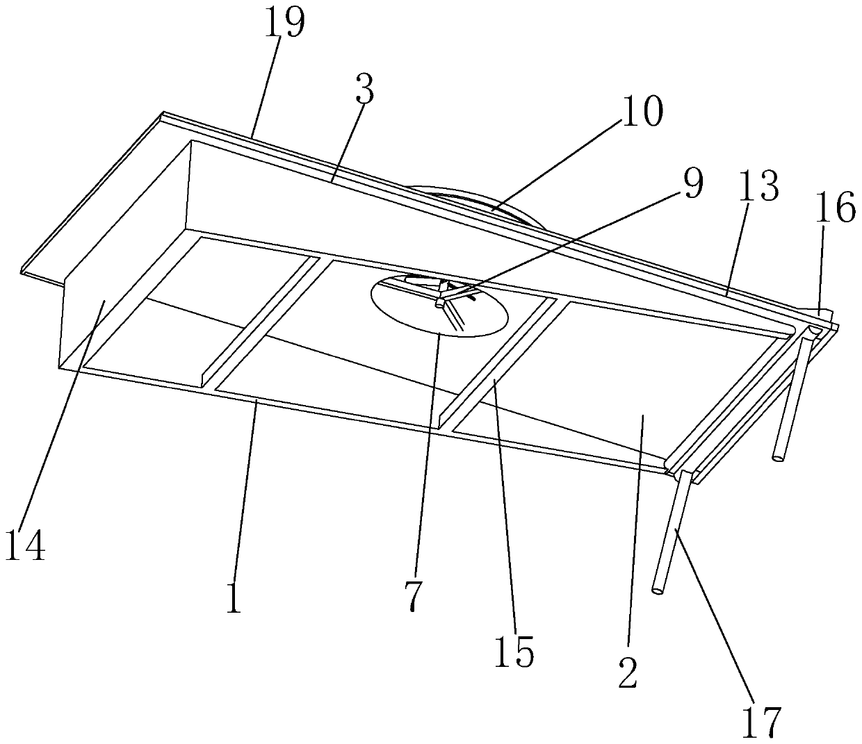 Multifunctional protective cover of forklift