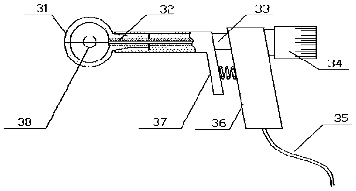 Multi-function suction gun for leak detection with self-wrapping probe and adjustable inlet pressure