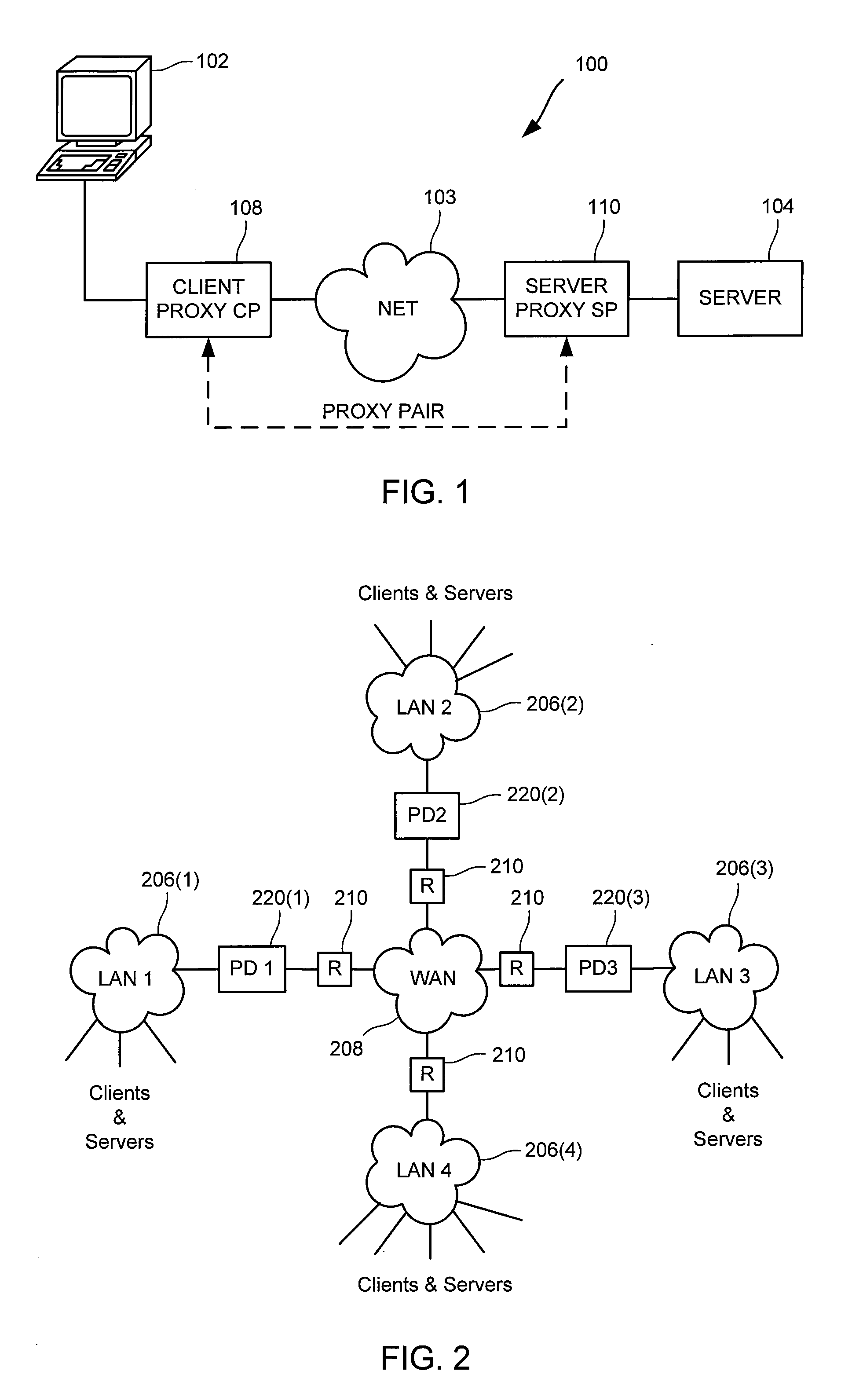 Cooperative proxy auto-discovery and connection interception