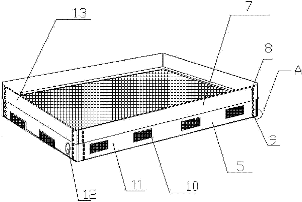 LED display component and display module thereof