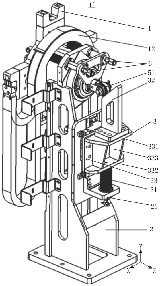 Tool switching device and tool switching system comprising same