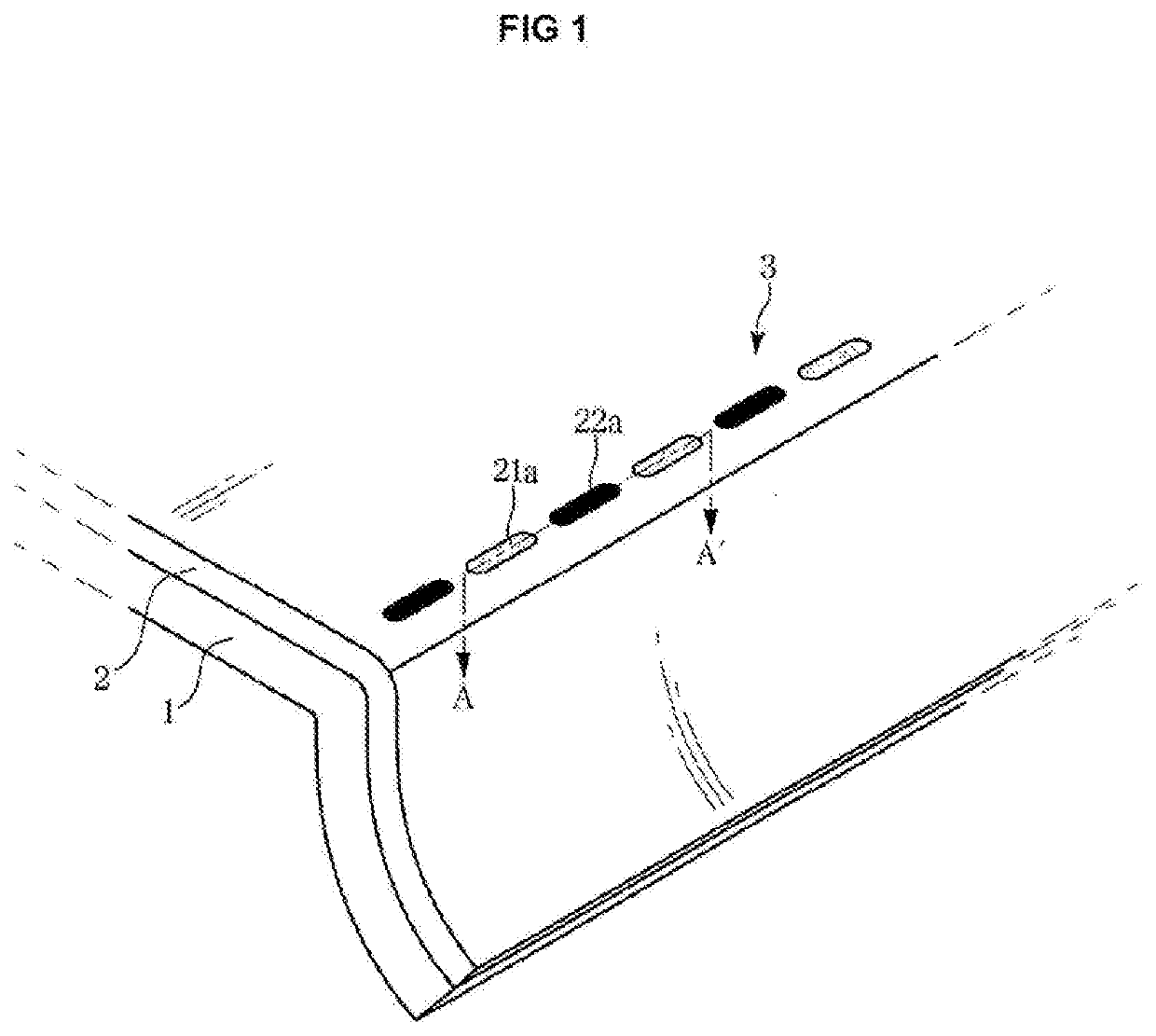 Vehicle interior material having stitch line and method of implementing stitch line on vehicle interior material