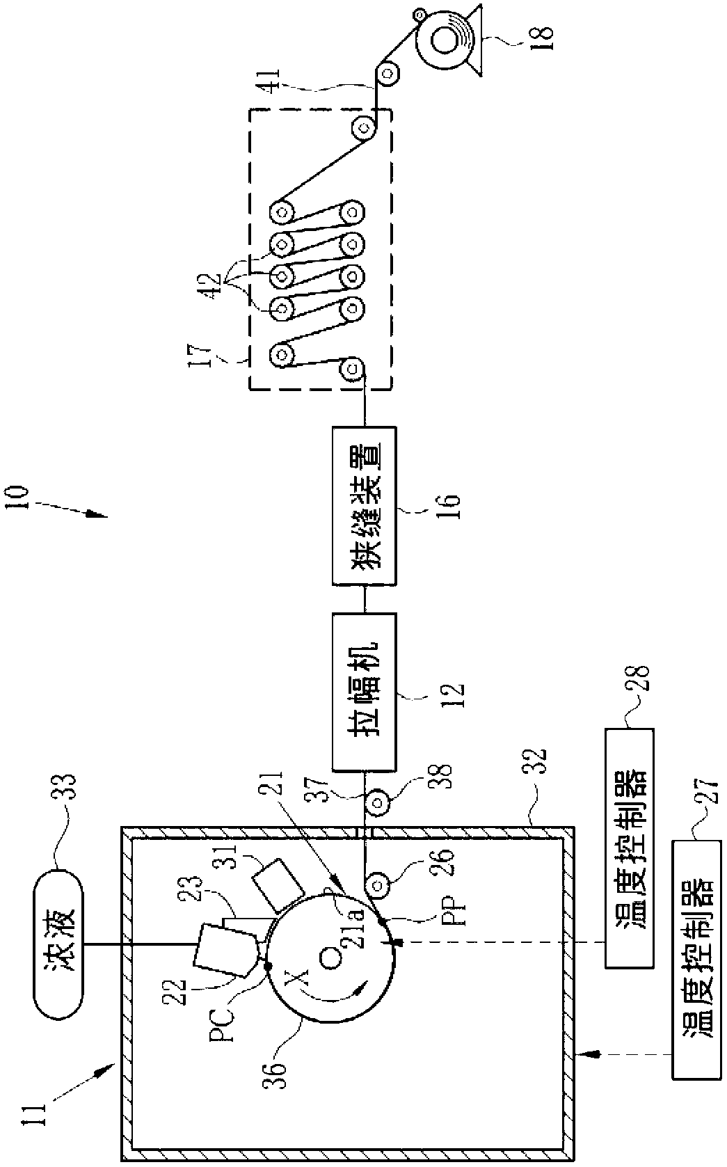 Labyrinth seal, cleaning unit and method, and solution film-forming method