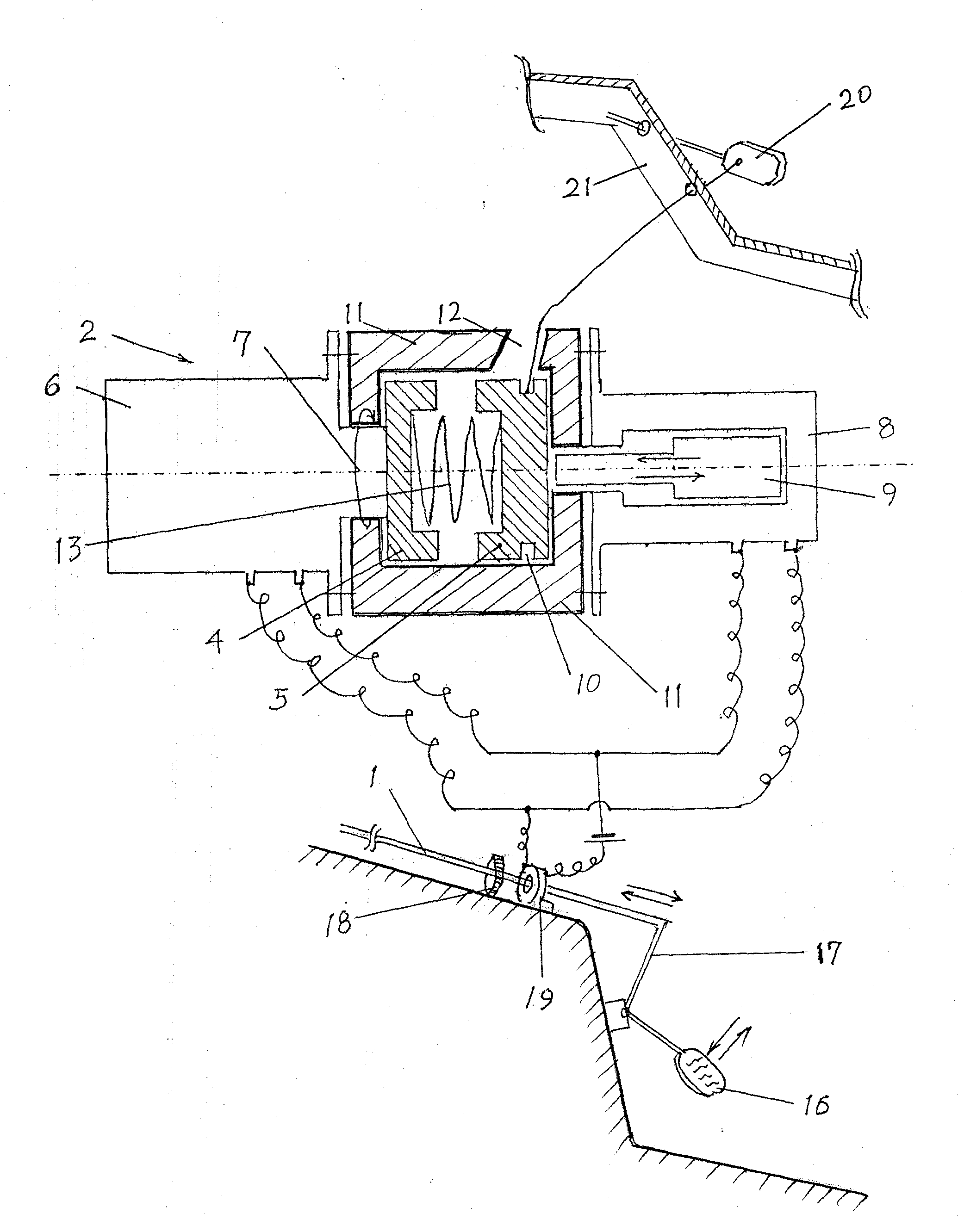 Automobile Braking System with Micro-clutch Type Accelerator Error Correction Device