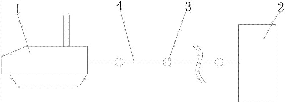 Communication system for enhancing remote control distance of robot