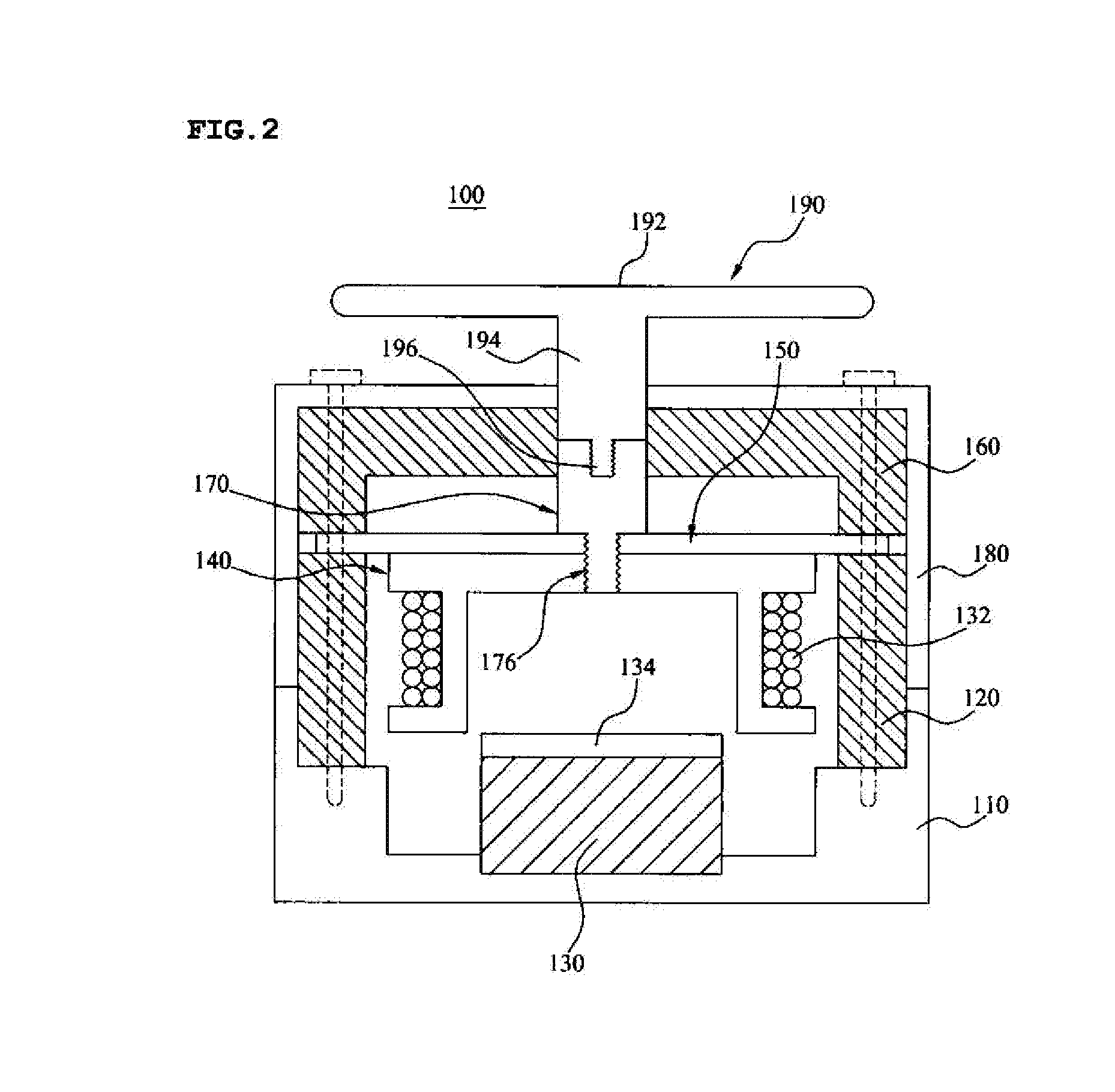 Vibration device using sound pressure, and human body stimulation apparatus comprising same