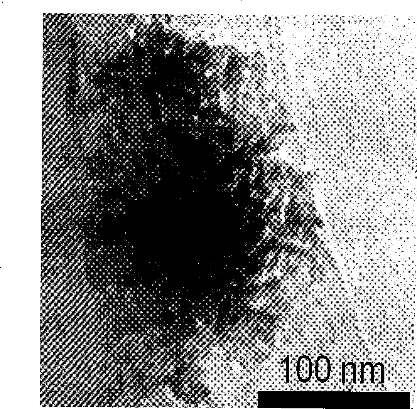 Method for preparing ZnS mischcrystal photocatalyst