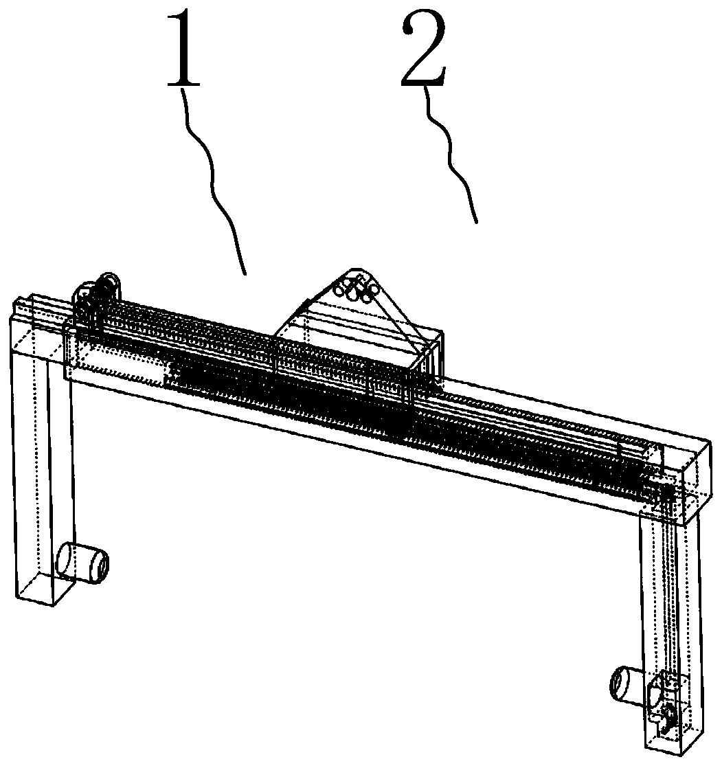 Copper foil and width-changeable copper foil transfer device