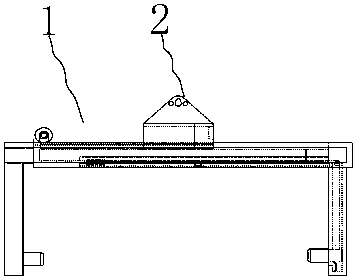 Copper foil and width-changeable copper foil transfer device