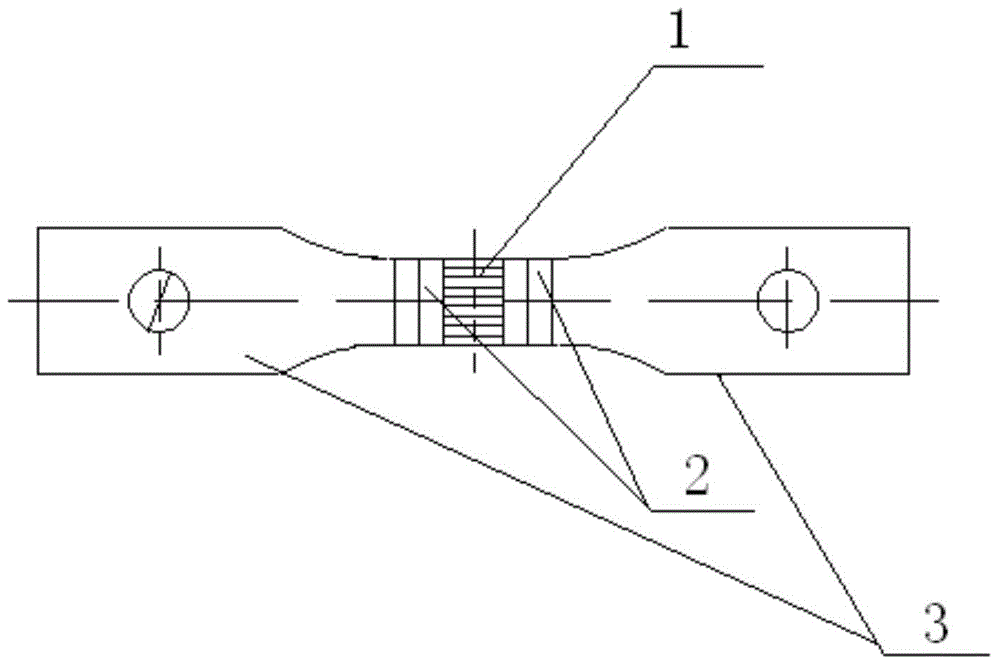 Metal welding test piece low temperature mechanical property optical test method