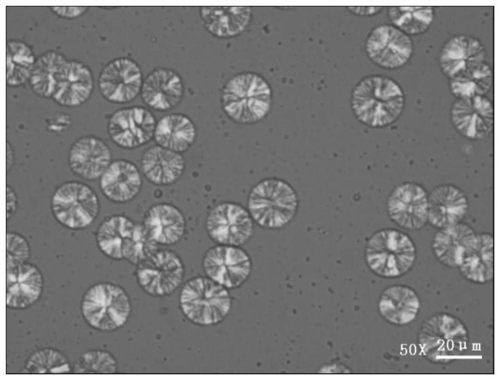 A kind of crystal-containing polymonothiocarbonate and preparation method thereof