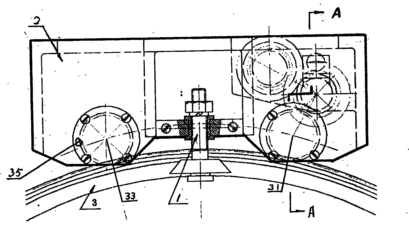 Welding trolley with bidirectional locking mechanism