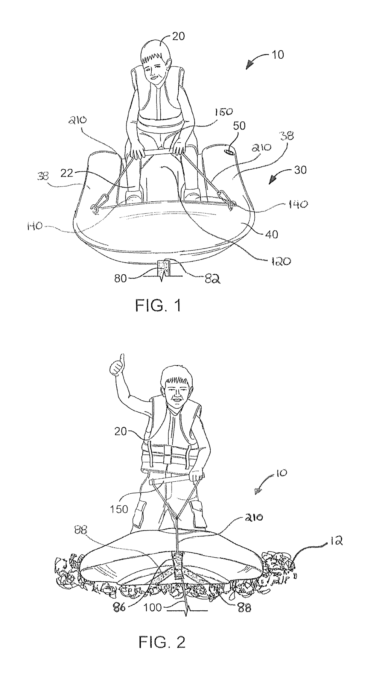 Water sport training device