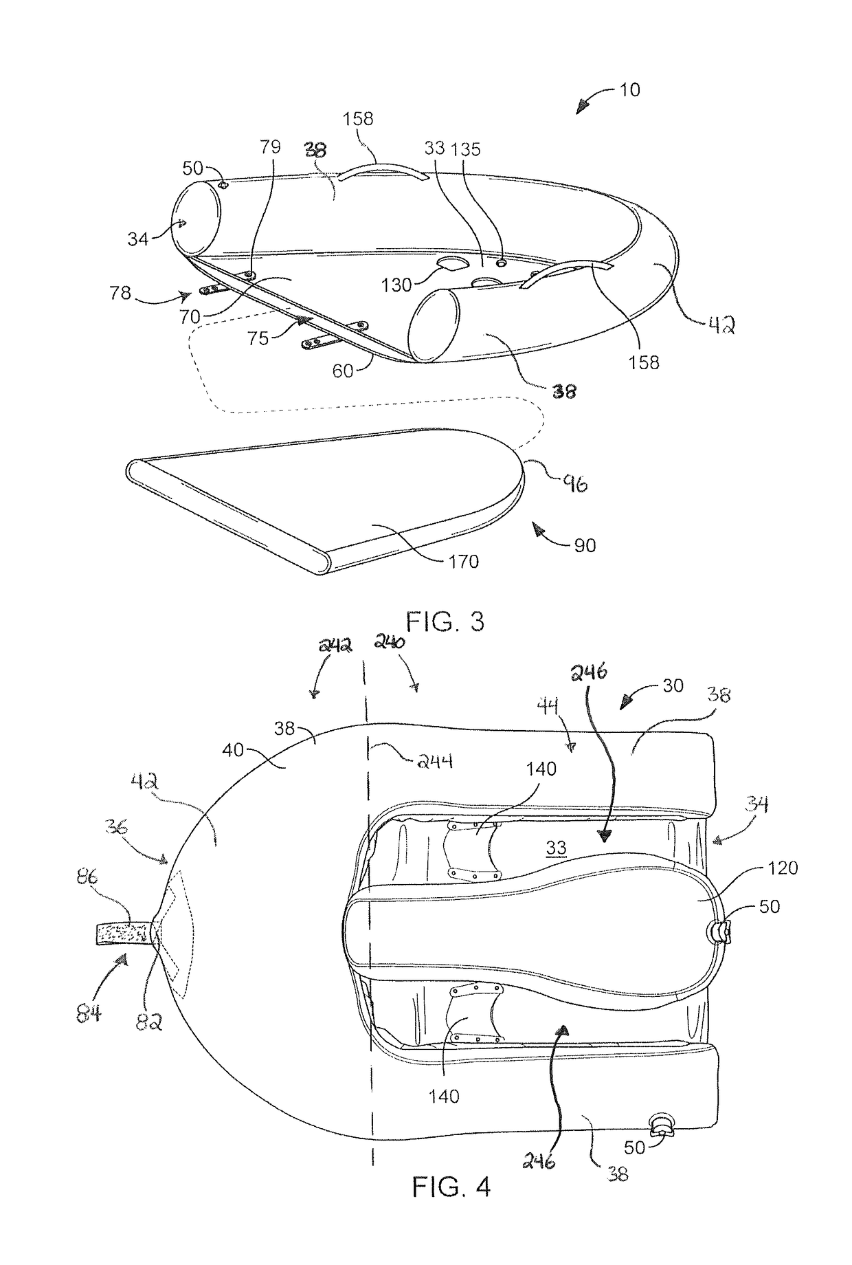 Water sport training device