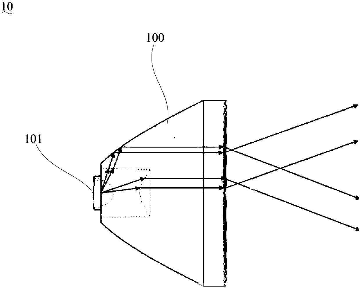 LED (Light Emitting Diode) lamp and light distribution lens thereof