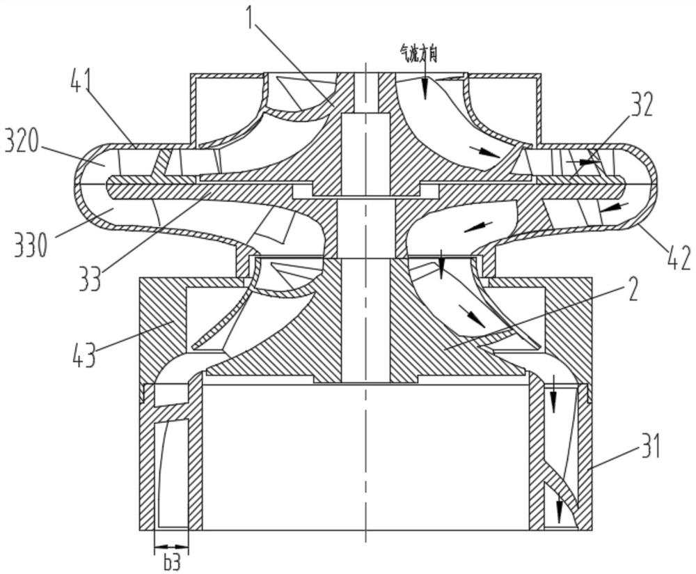 Two-stage air compressor and dust collector