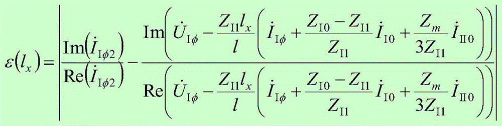 Single-end distance measurement method for single-phase ground fault of double-circuit lines paralleled on the same pole