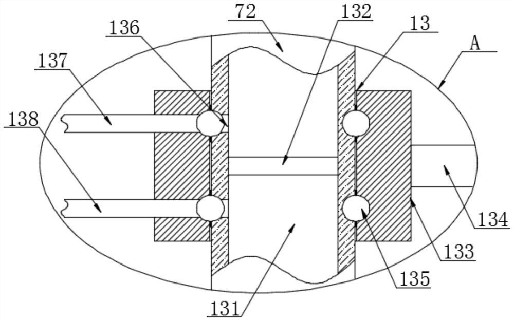 Pulping device for carton board body paper processing