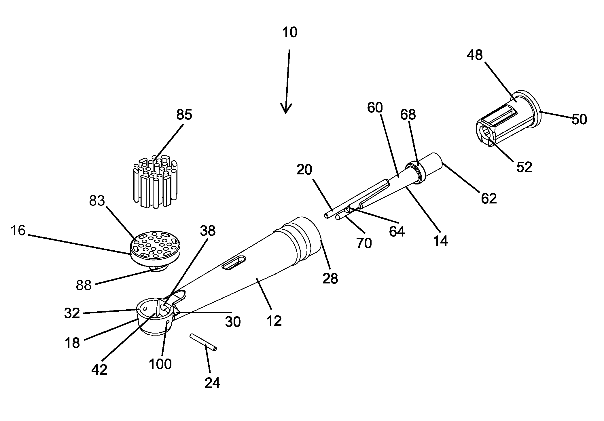 Replacement brush head for an electric toothbrush