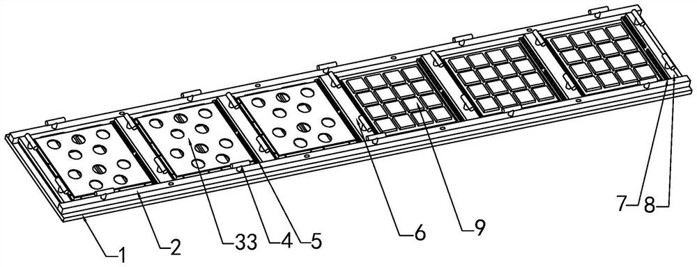 One-mold multi-cavity multipurpose screen plate casting mold system