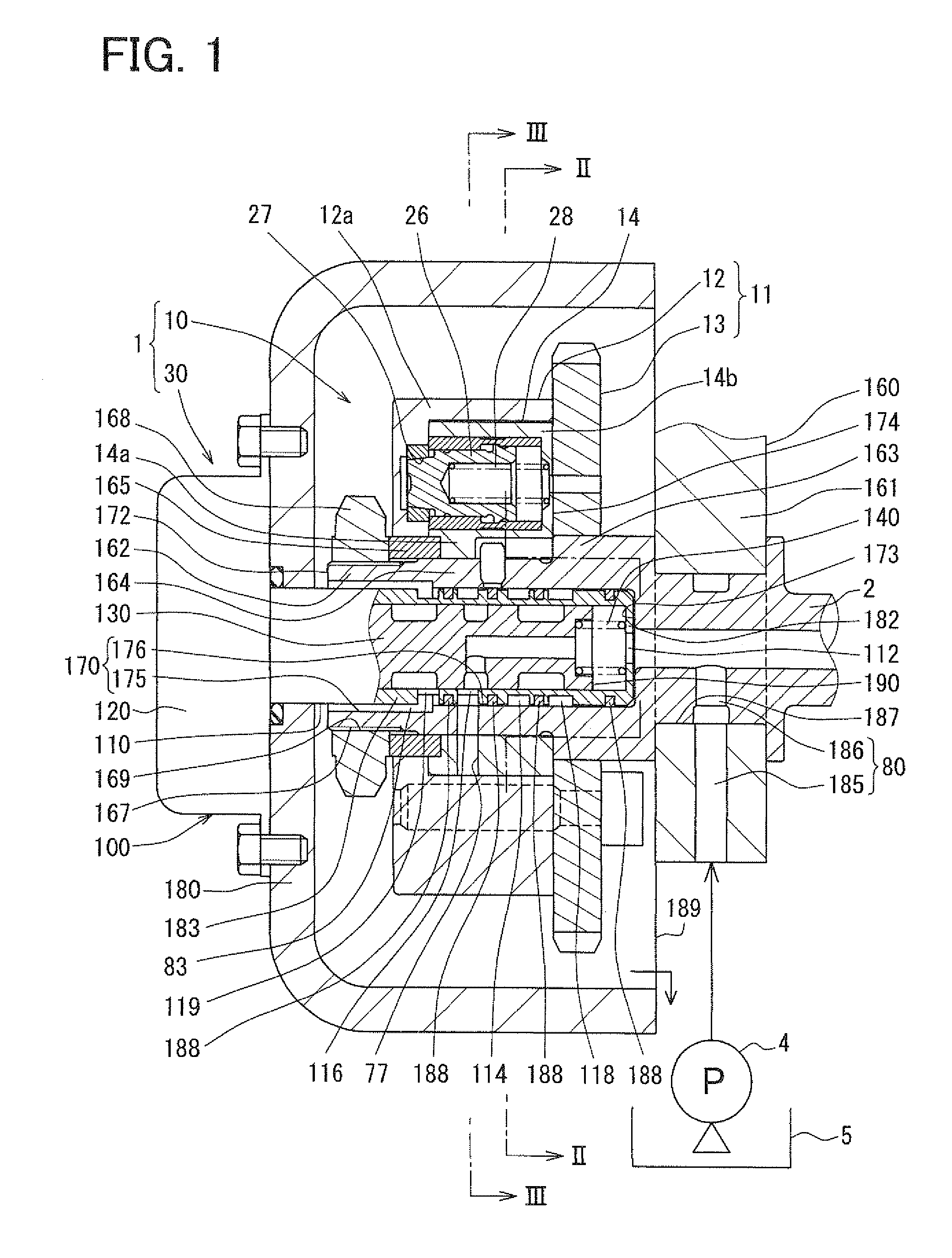 Valve timing adjusting apparatus