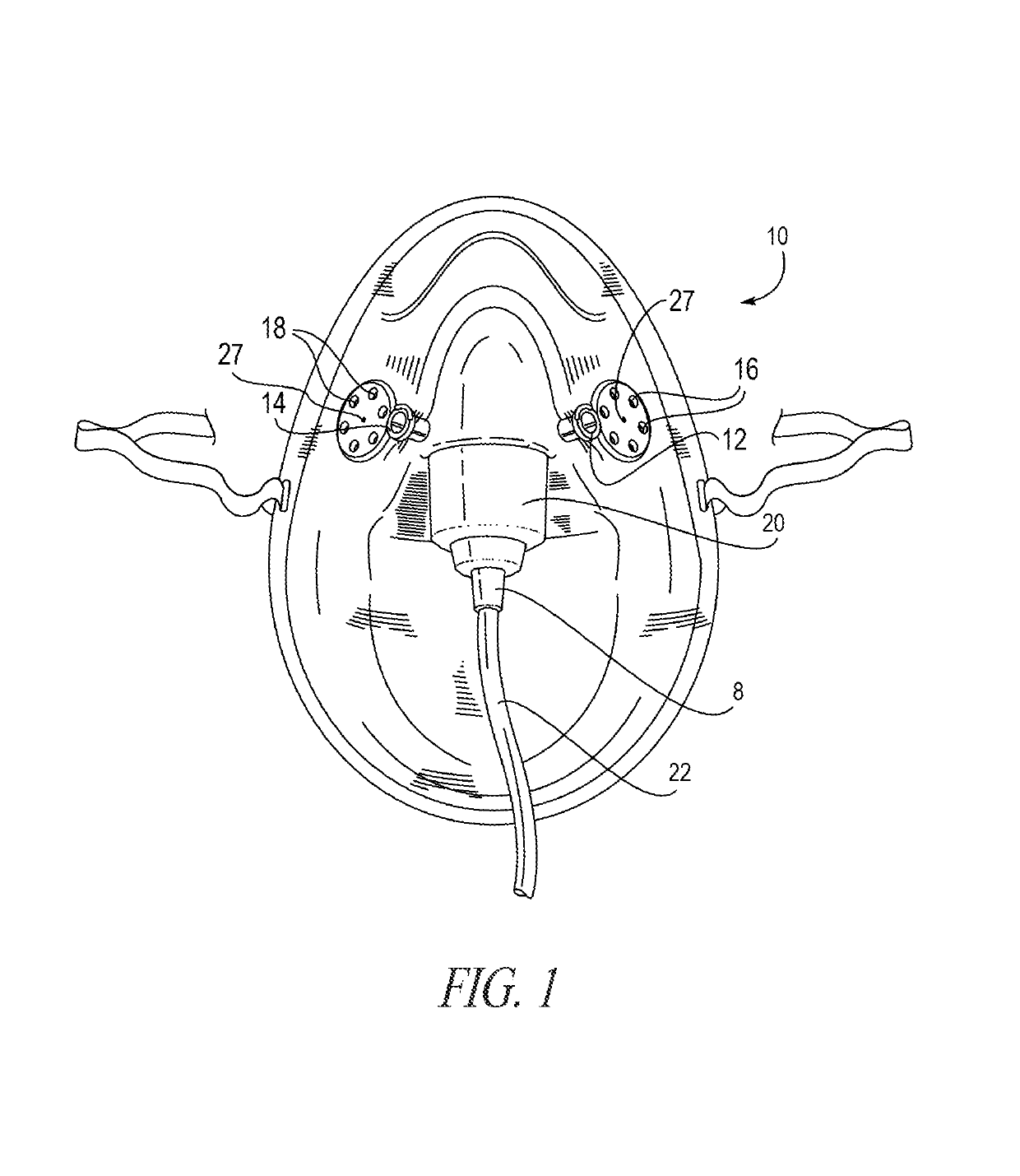 Oxygen face mask and component system