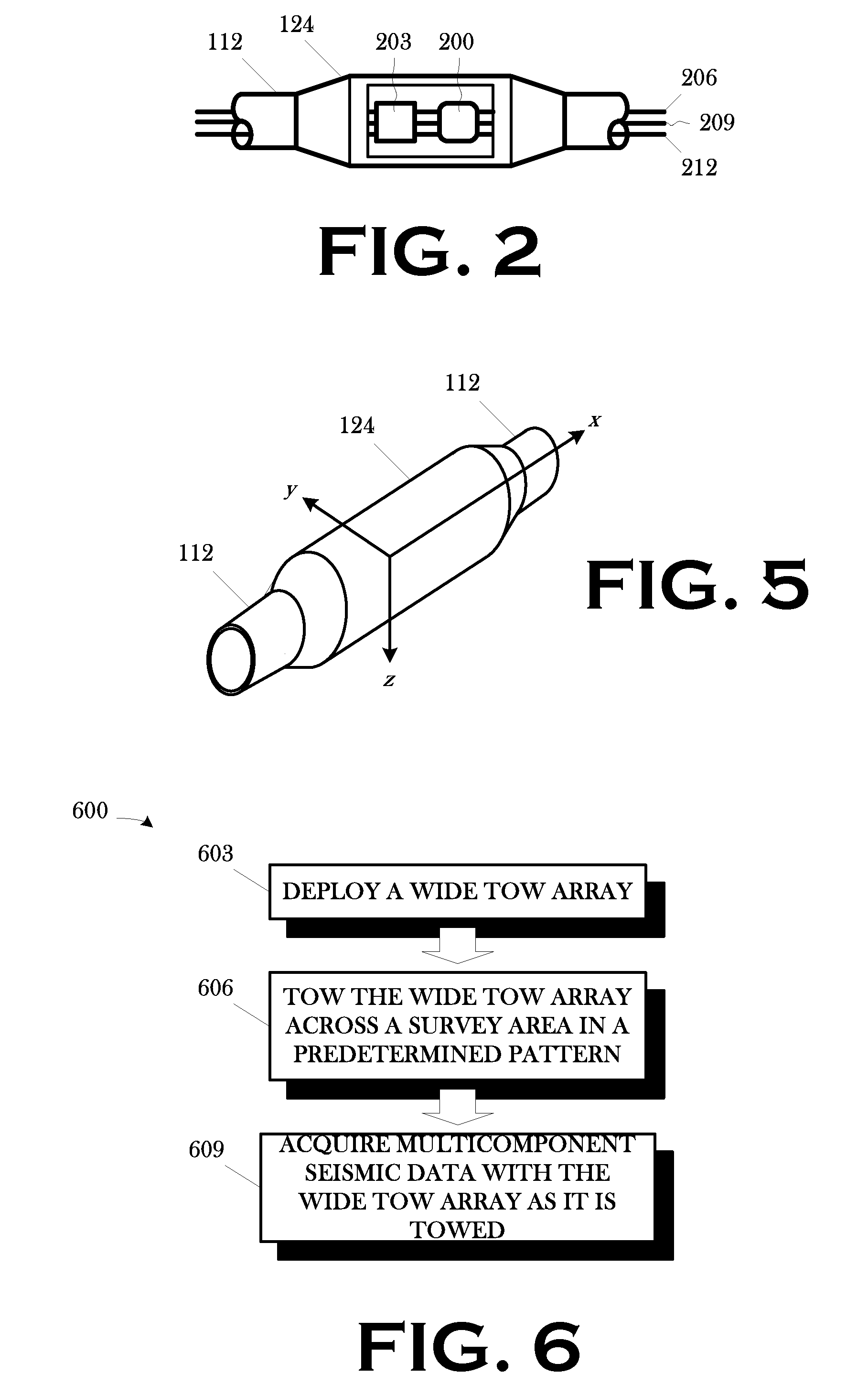 Wide tow enabled by multicomponent marine seismic cable