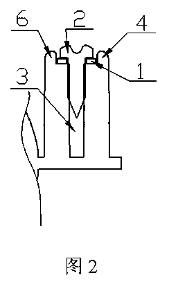 Lamp body mounting pillar structure