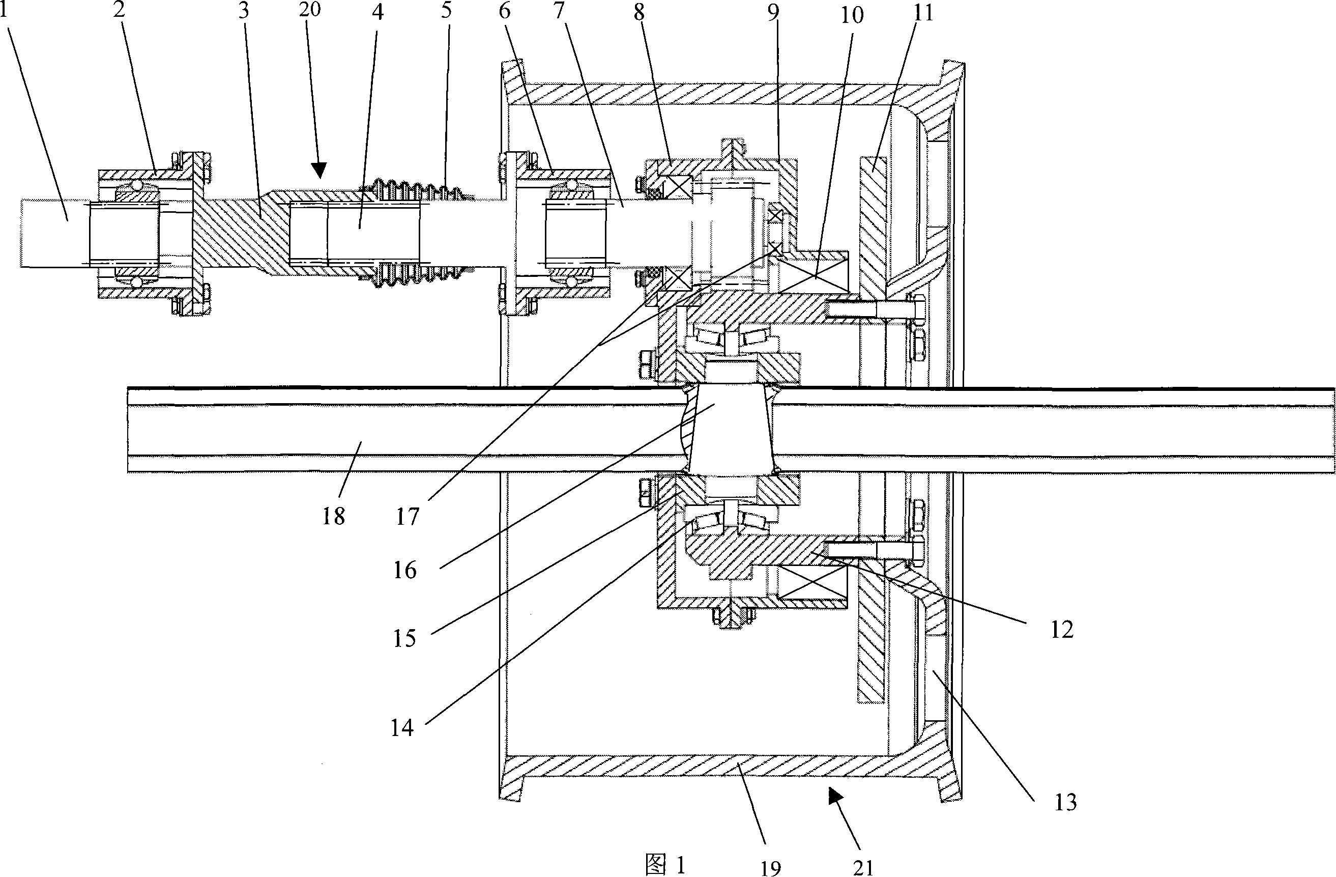 Steering wheel driving system of diamond-type vehicle