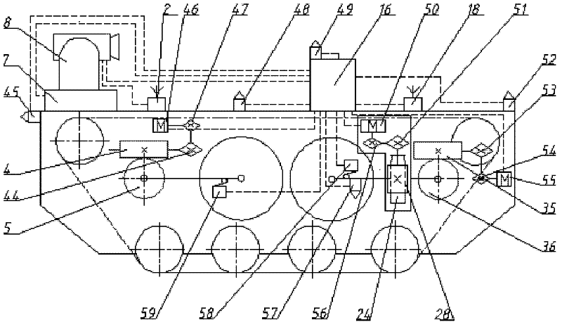 Wheel-track switching motor-driven trolley for disaster rescue