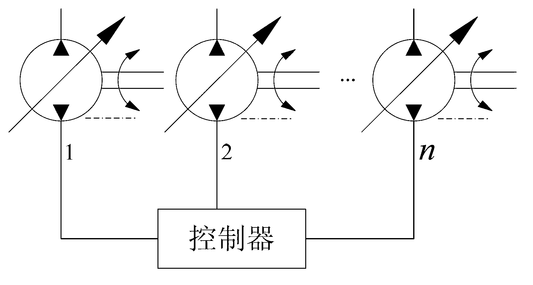 Method and system for controlling variable output pump assembly, and engineering machinery