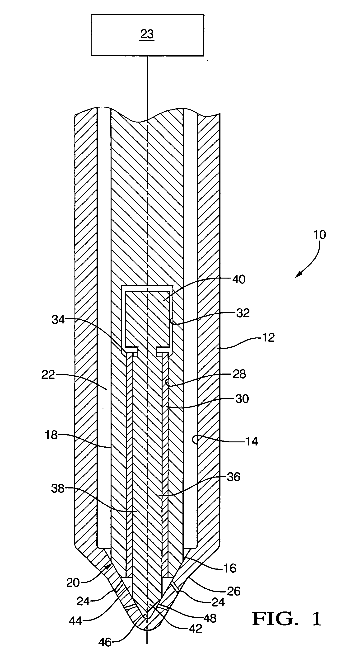 Apparatus and method for mode-switching fuel injector nozzle