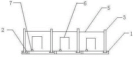 Wiring groove for rail vehicle