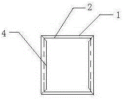 Wiring groove for rail vehicle