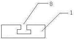 Wiring groove for rail vehicle