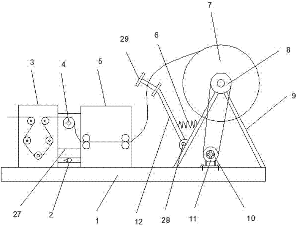 Quenching treatment device for machining of aluminum strips