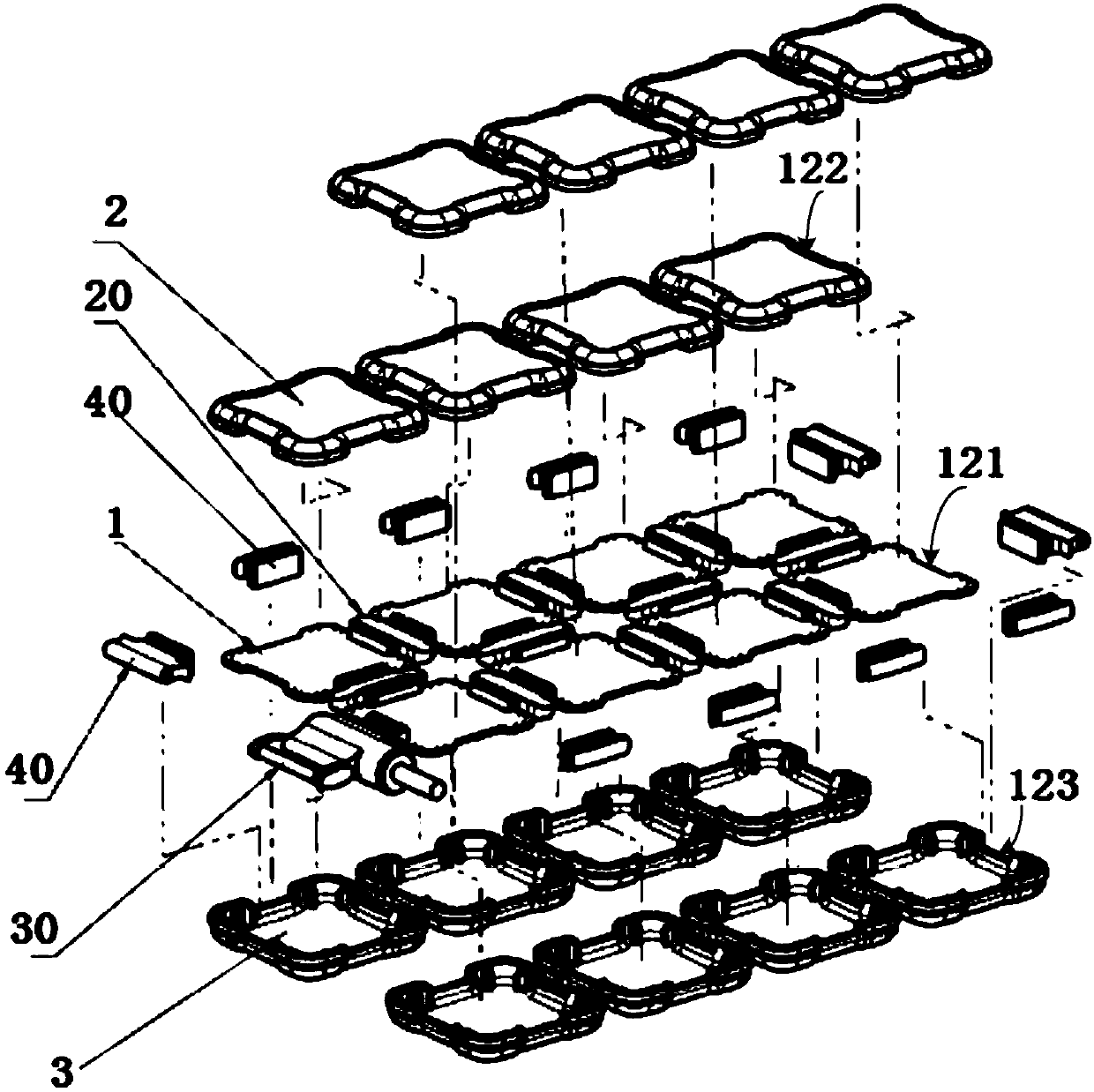 Phototherapy device flexible connector and phototherapy device