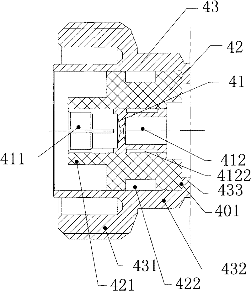 Female joint of coaxial cable connector