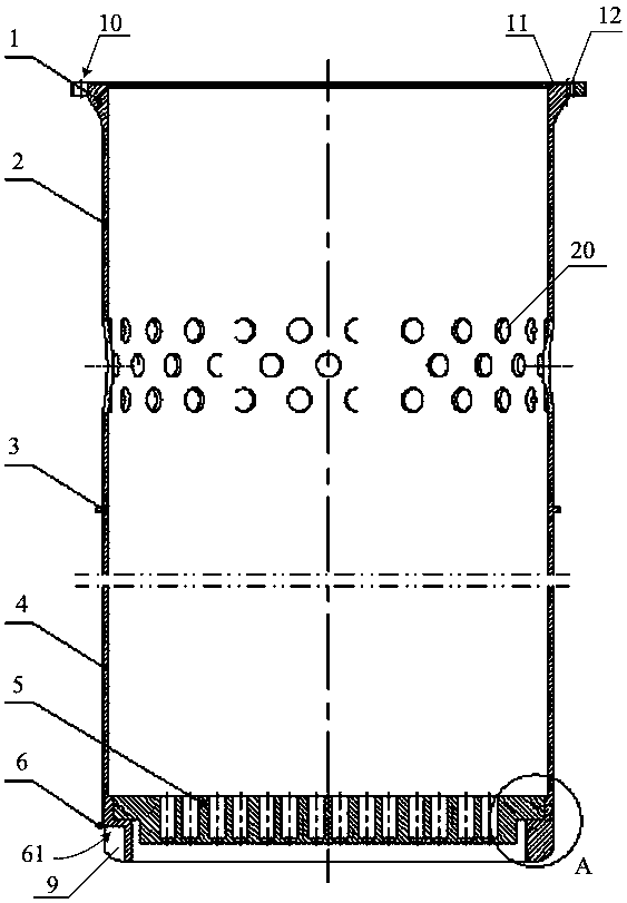 Novel reactor core barrel structure