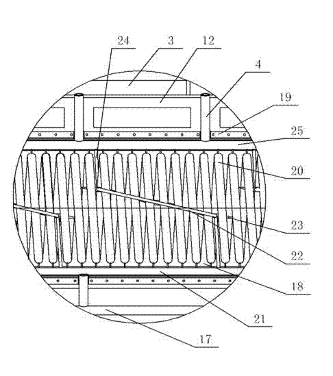 High-temperature tail-gas heat-recovering energy-saving device