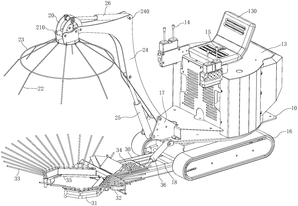 Bush fruit harvester