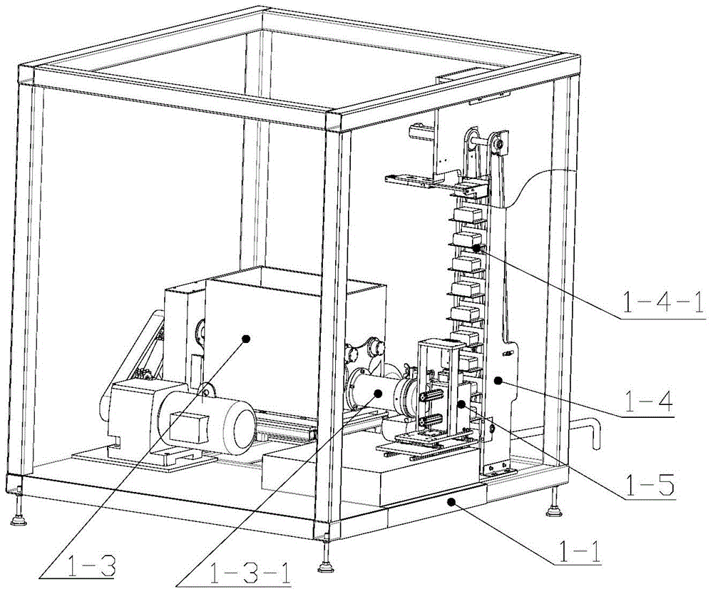 Mixed material pilling, barrel polishing and drying device