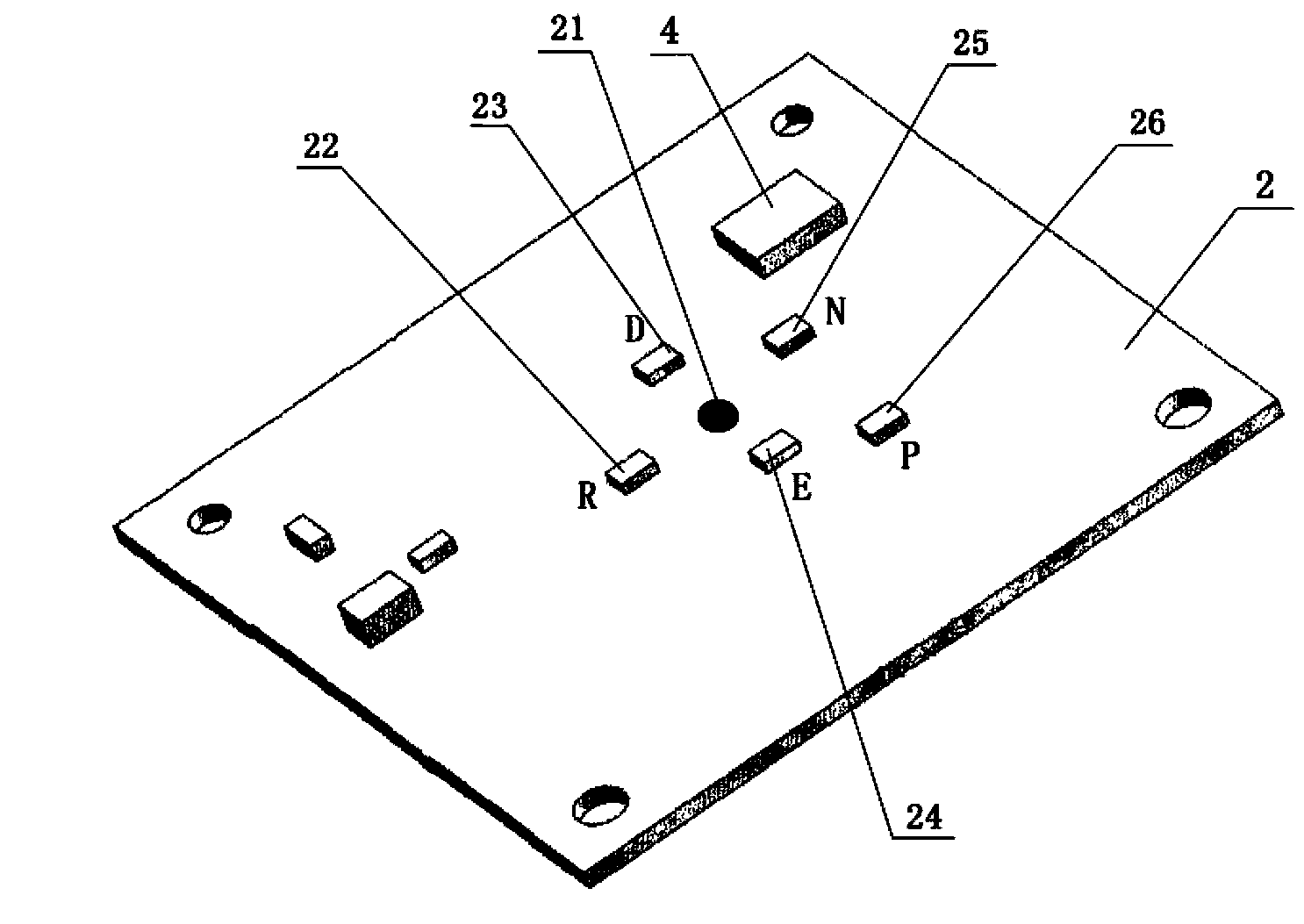 Automobile electronic gear shifting device and gear shifting method