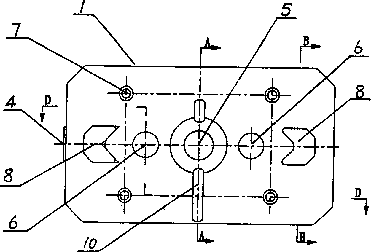 Selective iron weighing block