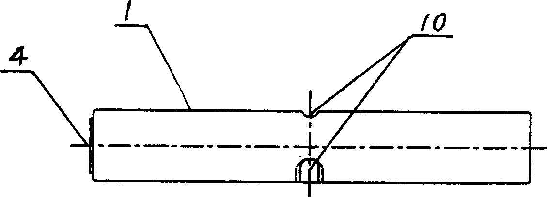 Selective iron weighing block