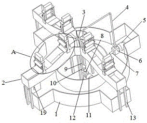 Stirring push-pressing type multistage sodium sulfide filtering device