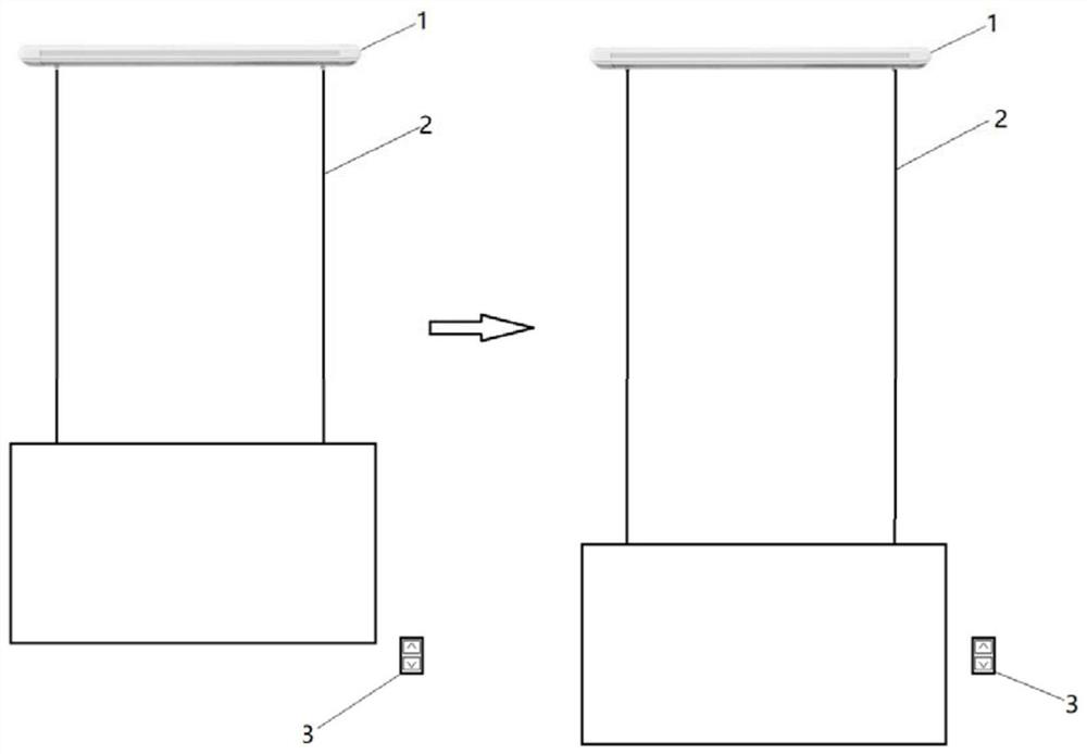 Adjustable art museum work showing stand based on child scale